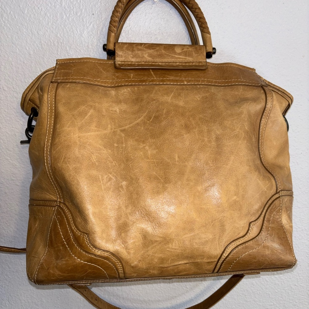 Frye Tan Leather Tote Bag